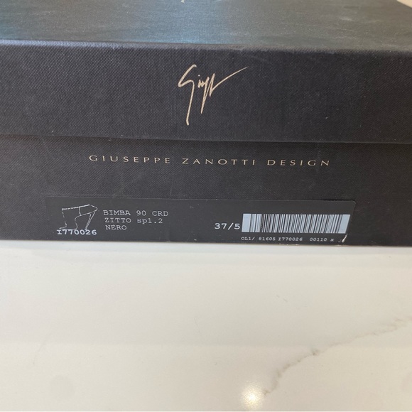 Giuseppe Zanotti, Black Ankle Bootie, Size 37.5 (Gently Used) - Picture 8 of 9